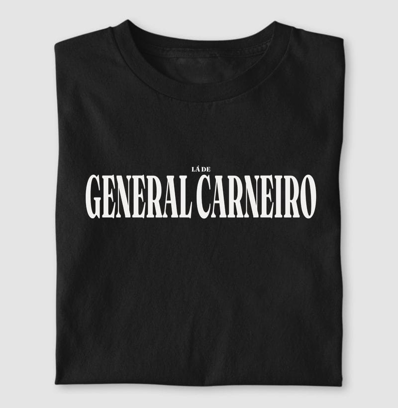 Camiseta Tipografia de General Carneiro