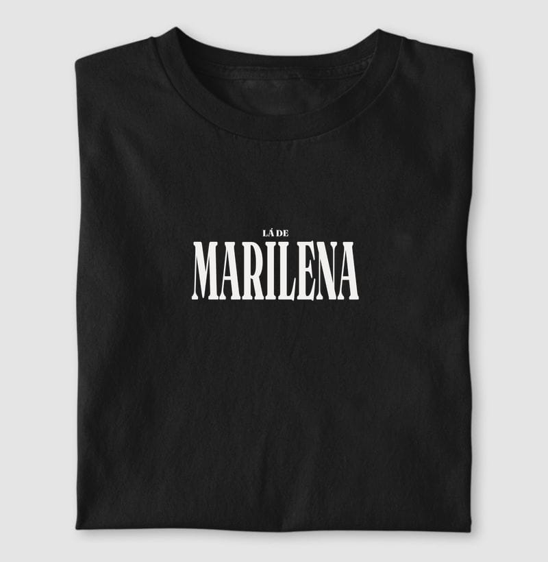 Camiseta Tipografia de Marilena