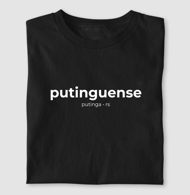Camiseta Gentílico de Putinga