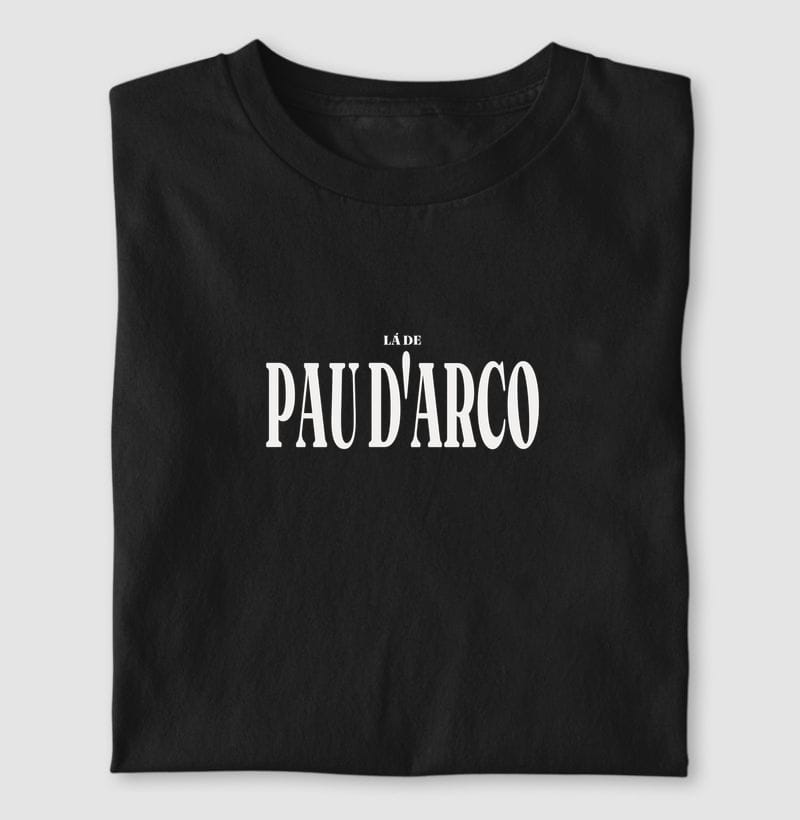 Camiseta Tipografia de Pau D'Arco