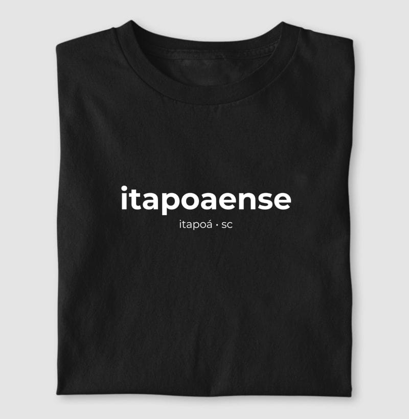 Camiseta Gentílico de Itapoá