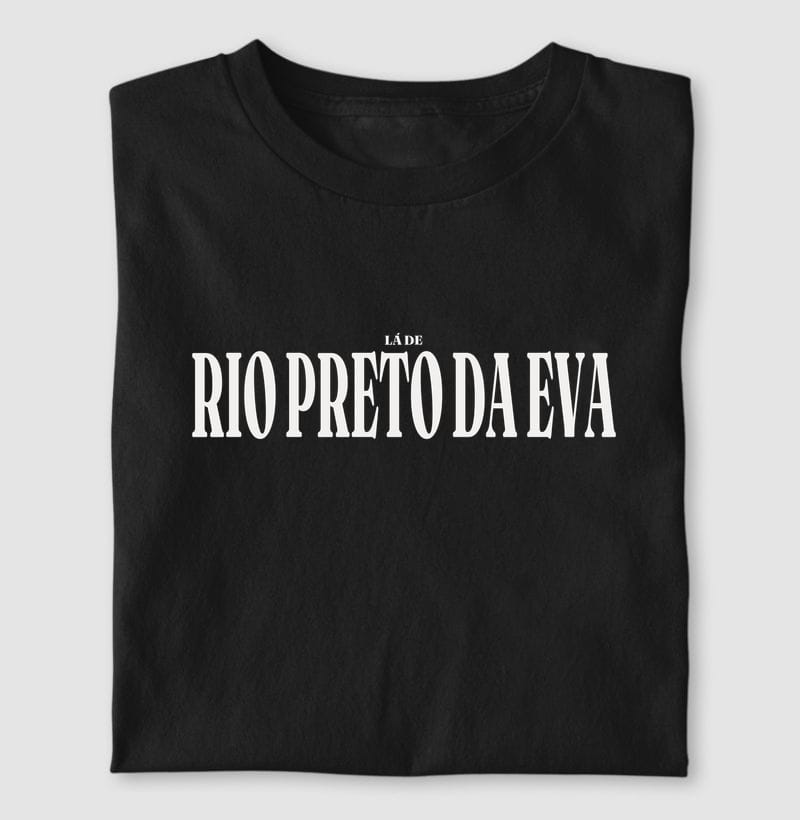 Camiseta Tipografia de Rio Preto da Eva