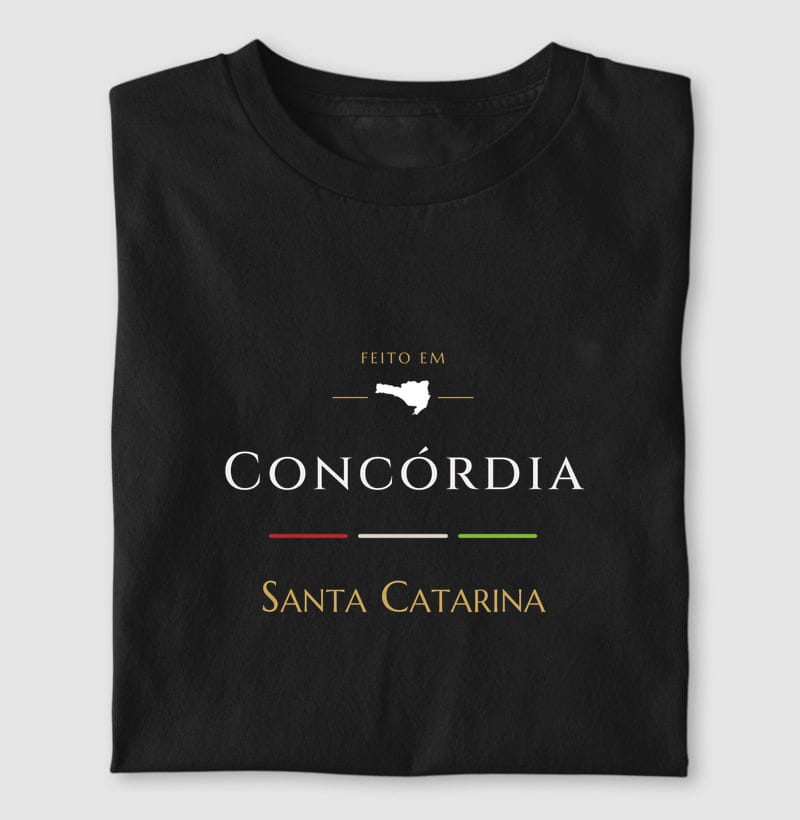 Camiseta Feito em de Concórdia