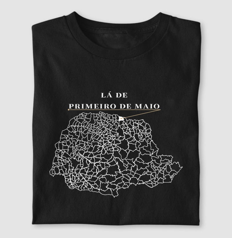 Camiseta Ponto de Origem de Primeiro de Maio