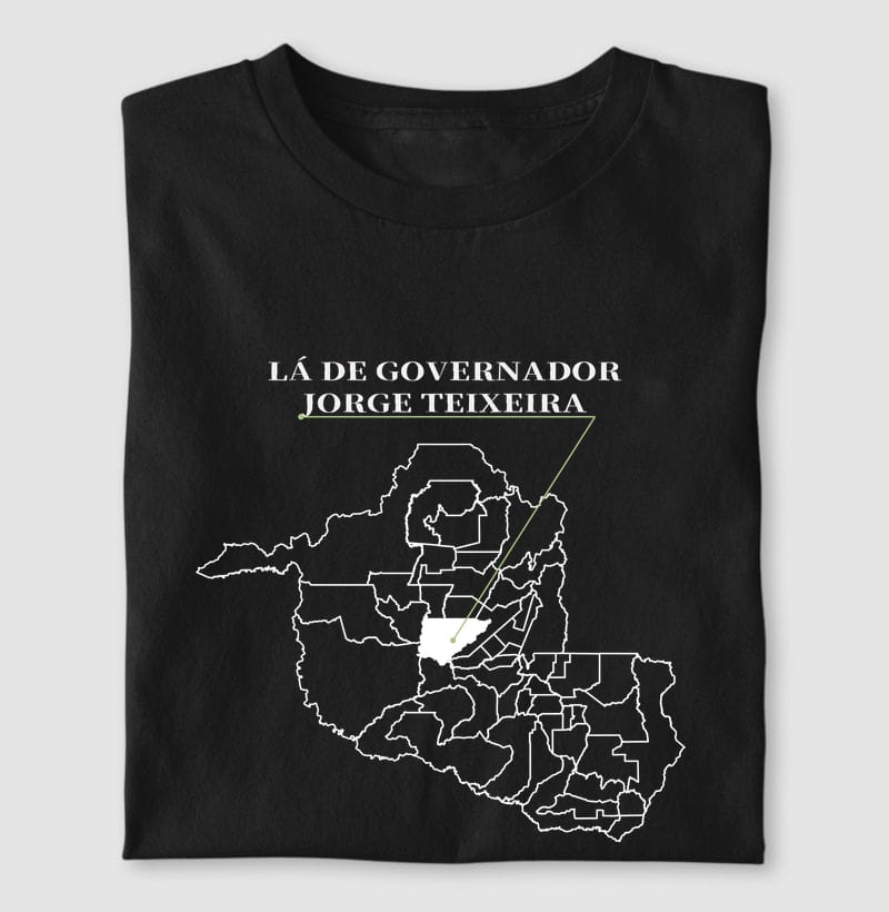 Camiseta Ponto de Origem de Governador Jorge Teixeira