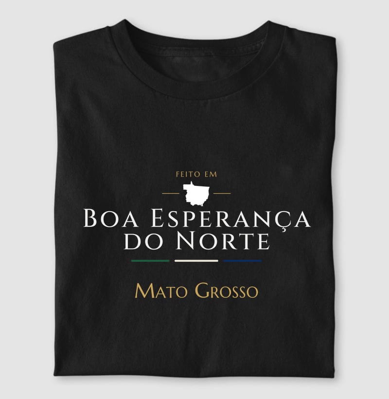 Camiseta Feito em de Boa Esperança do Norte