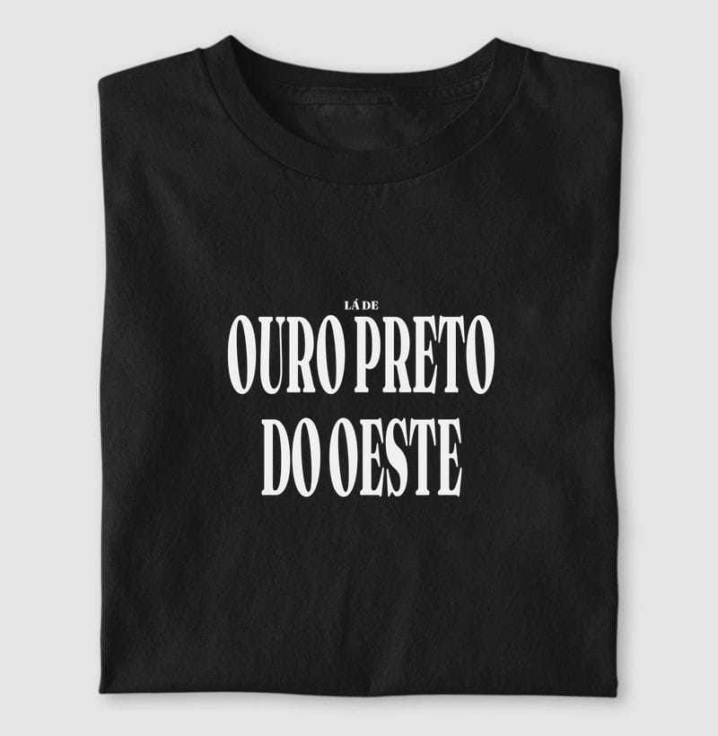 Camiseta Tipografia de Ouro Preto do Oeste
