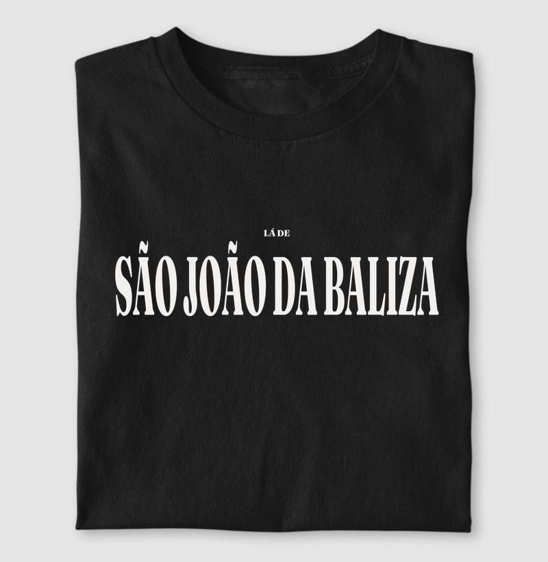Camiseta Tipografia de São João da Baliza