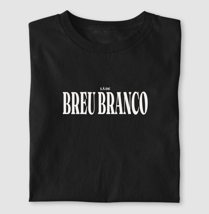 Camiseta Tipografia de Breu Branco