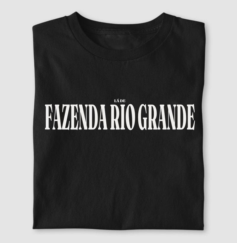 Camiseta Tipografia de Fazenda Rio Grande