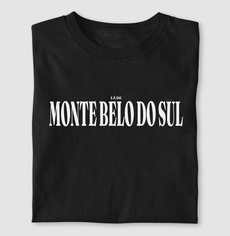 Camiseta Tipografia de Monte Belo do Sul