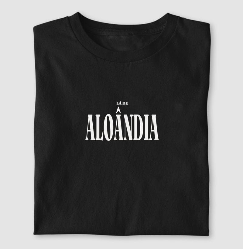 Camiseta Tipografia de Aloândia