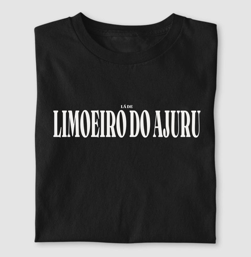 Camiseta Tipografia de Limoeiro do Ajuru