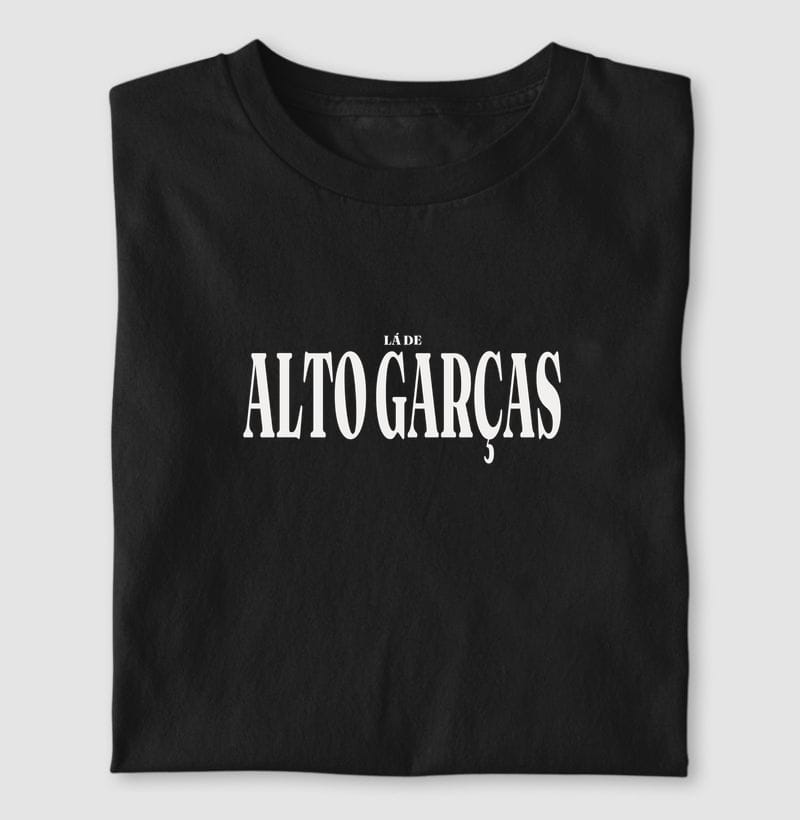 Camiseta Tipografia de Alto Garças