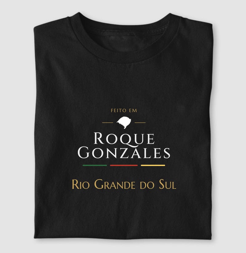 Camiseta Feito em de Roque Gonzales
