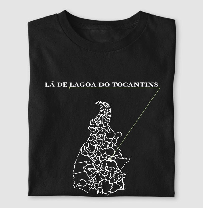 Camiseta Ponto de Origem de Lagoa do Tocantins