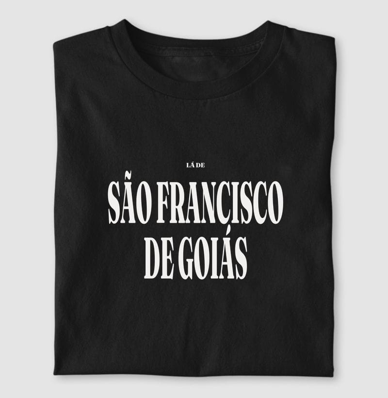Camiseta Tipografia de São Francisco de Goiás
