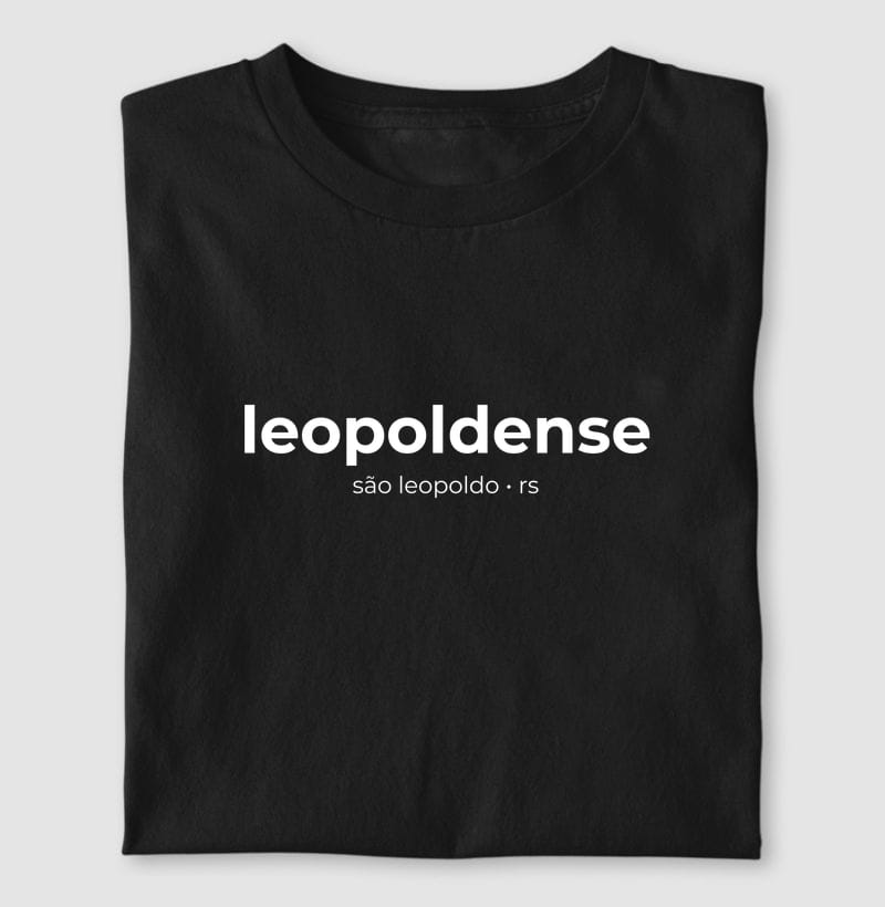 Camiseta Gentílico de São Leopoldo