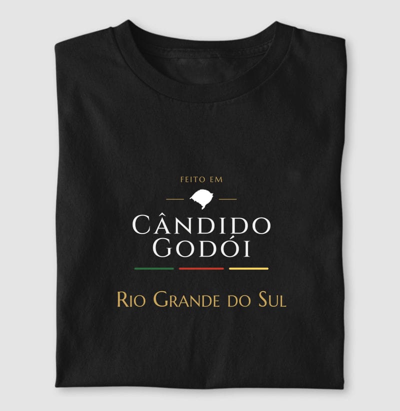 Camiseta Feito em de Cândido Godói