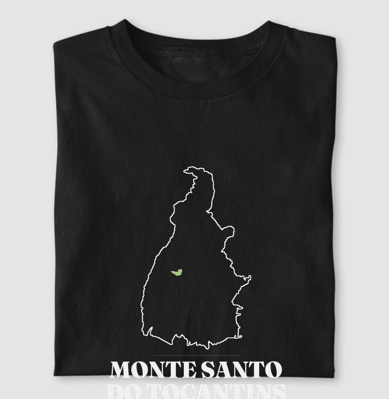 Camiseta Traço de Monte Santo do Tocantins