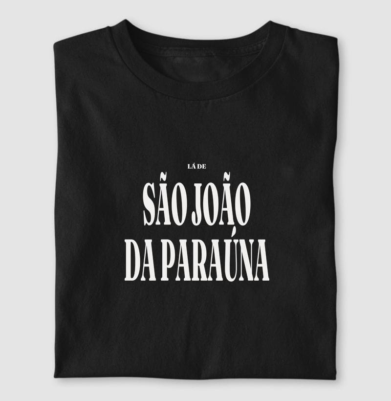 Camiseta Tipografia de São João da Paraúna