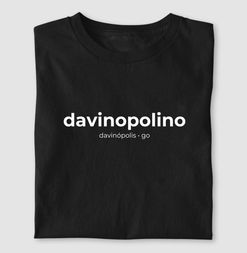 Camiseta Gentílico de Davinópolis