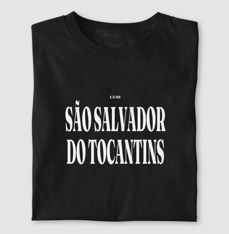 Camiseta Tipografia de São Salvador do Tocantins