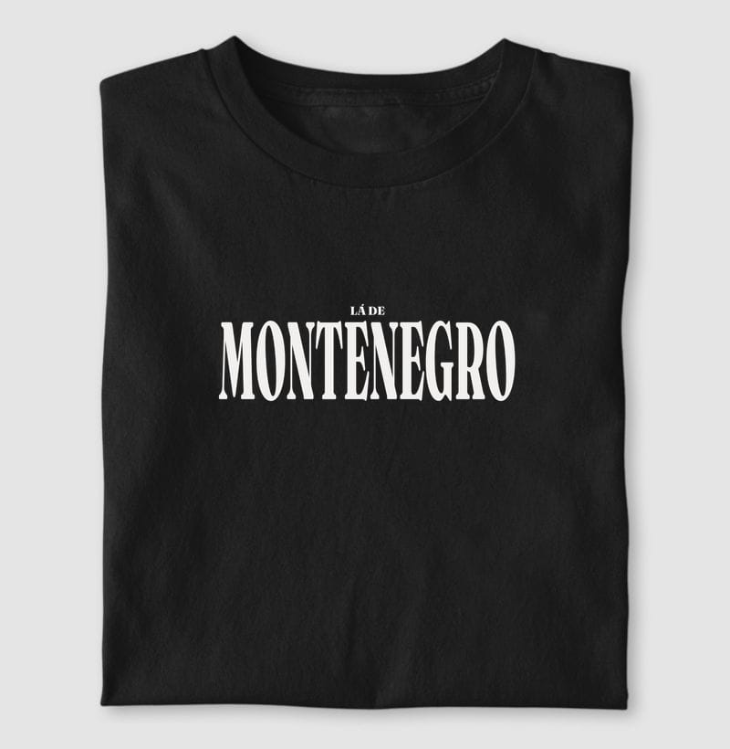 Camiseta Tipografia de Montenegro