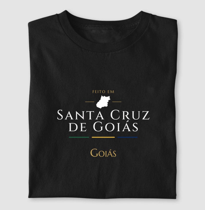 Camiseta Feito em de Santa Cruz de Goiás
