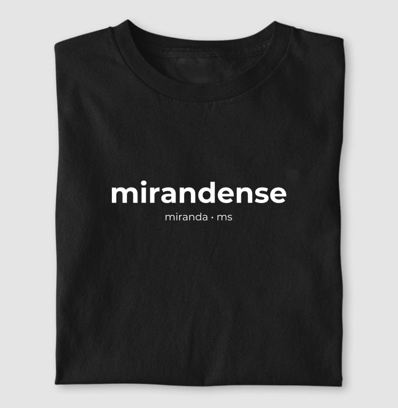 Gentílico, Miranda · MS