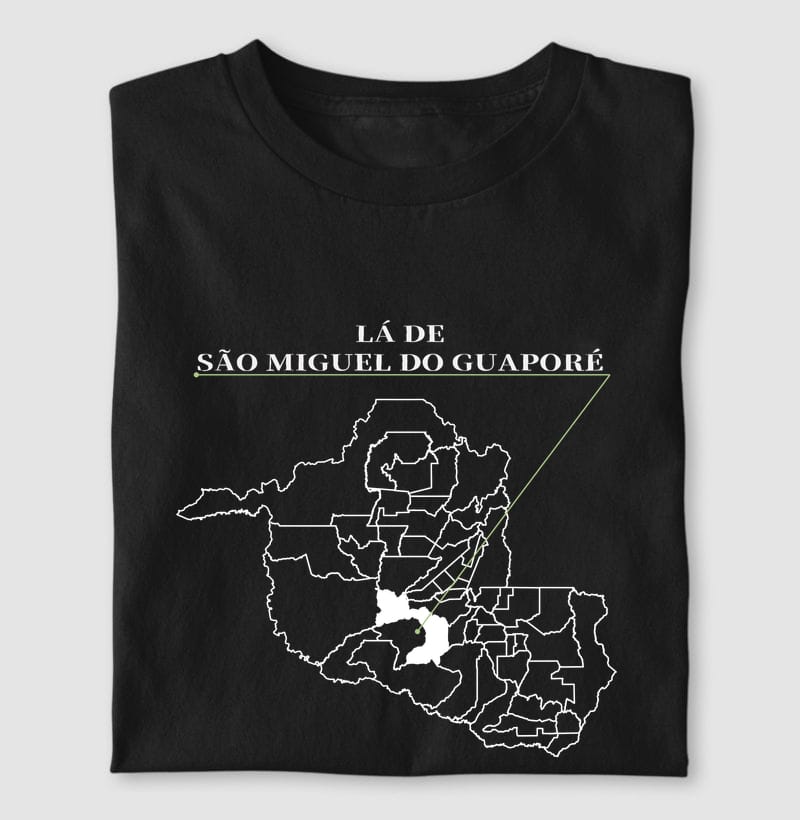 Camiseta Ponto de Origem de São Miguel do Guaporé