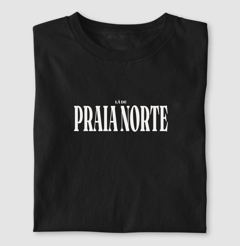 Camiseta Tipografia de Praia Norte