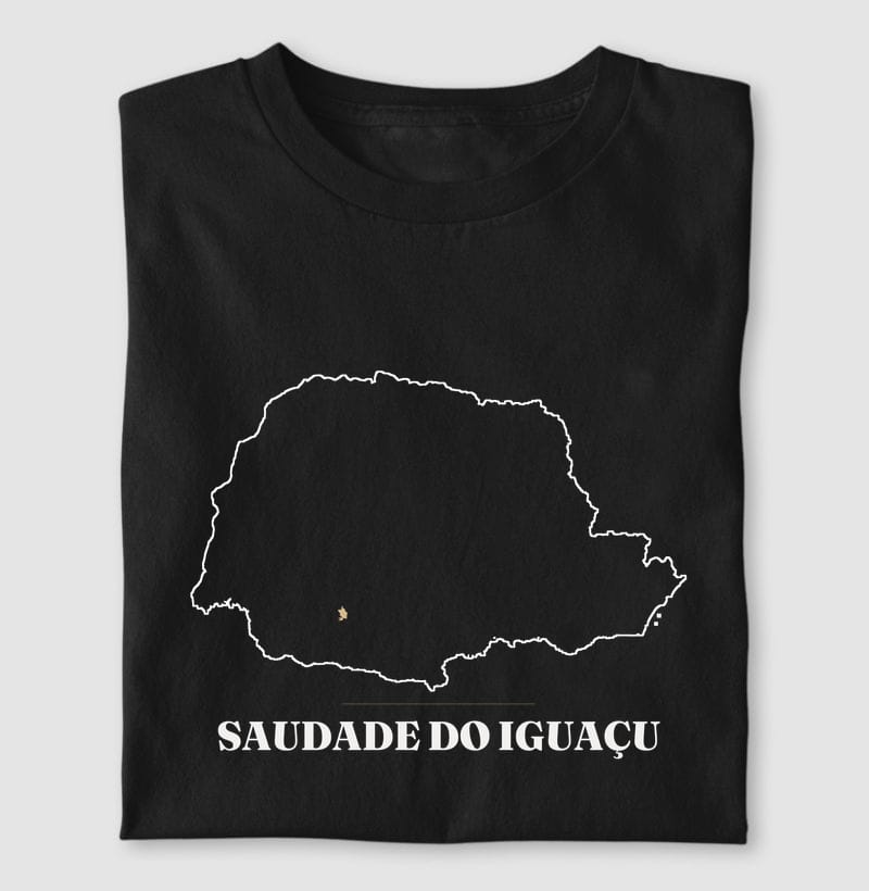 Camiseta Traço de Saudade do Iguaçu