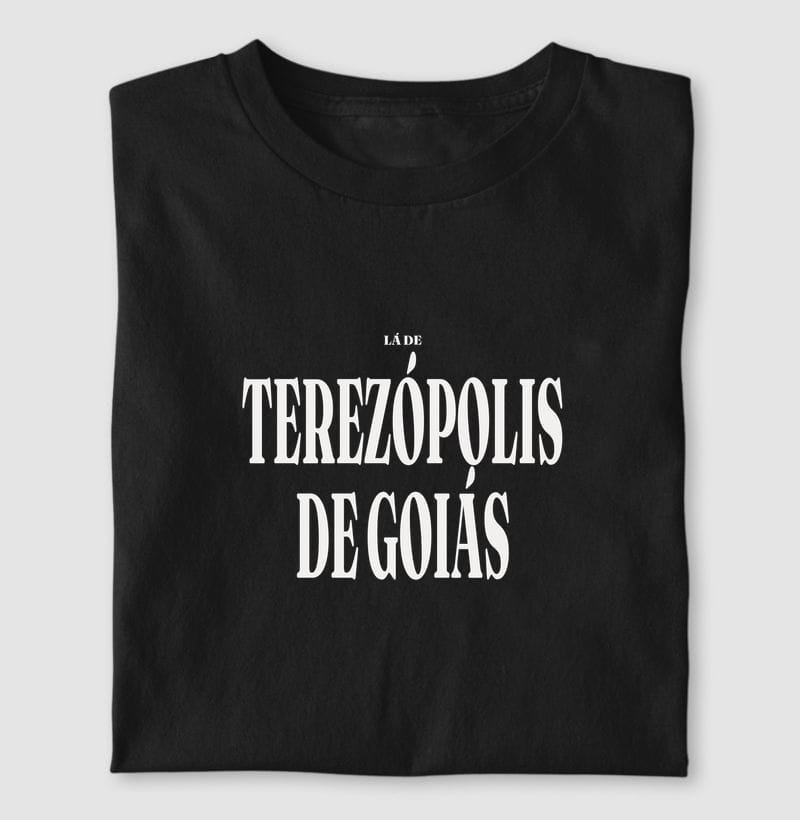 Camiseta Tipografia de Terezópolis de Goiás