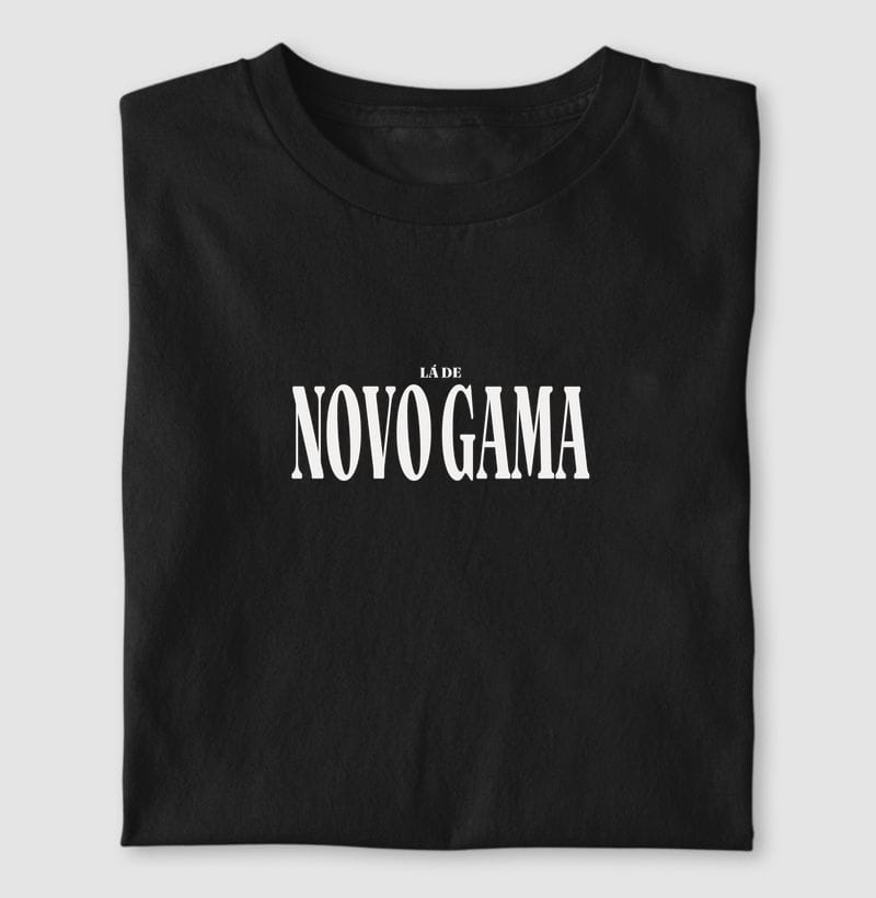 Camiseta Tipografia de Novo Gama