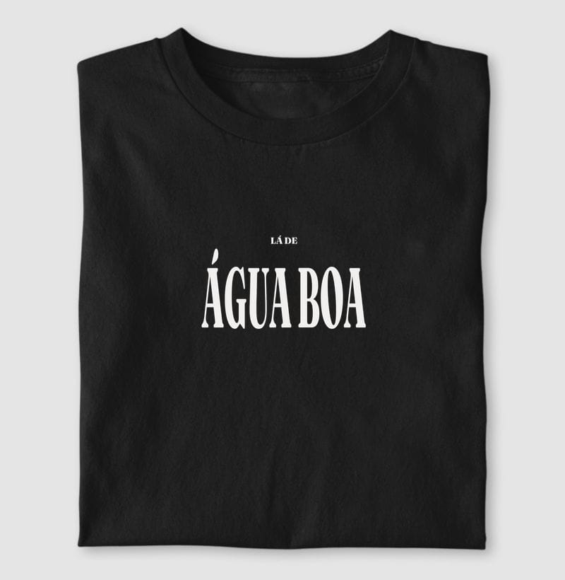 Camiseta Tipografia de Água Boa