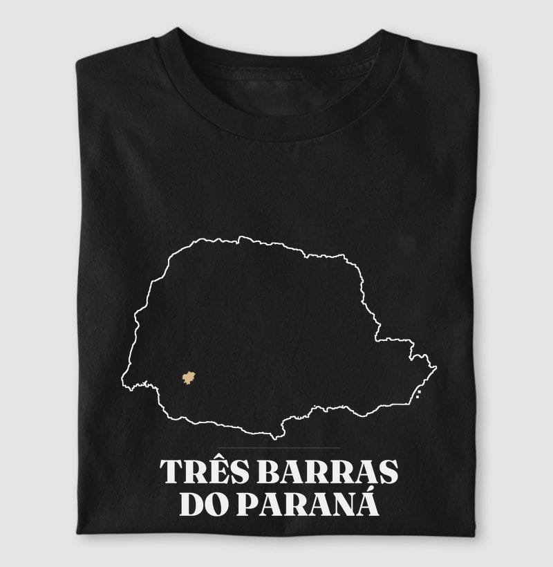 Camiseta Traço de Três Barras do Paraná