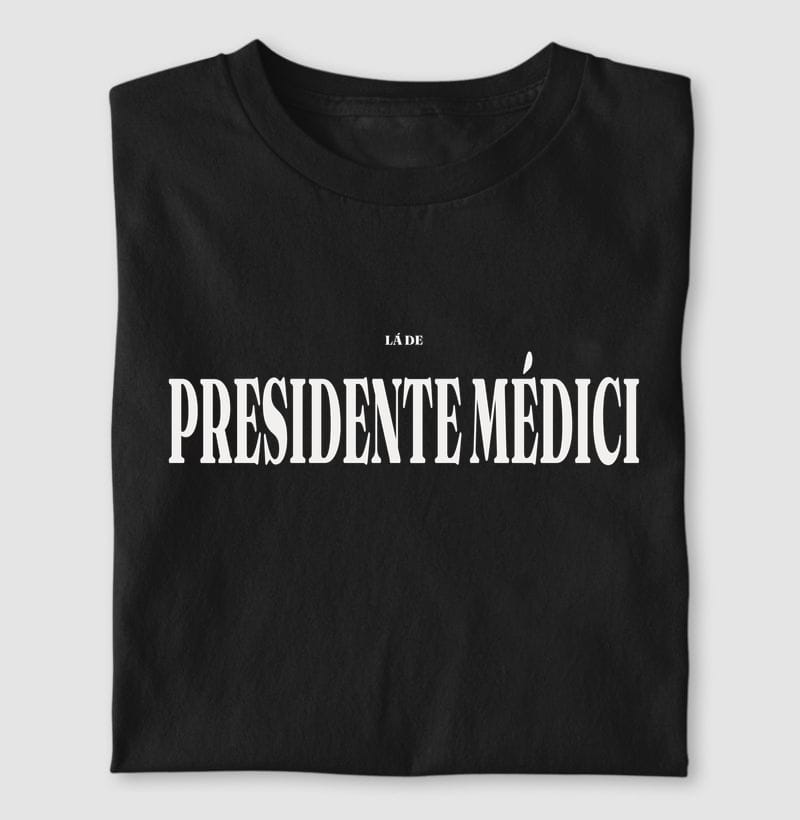 Camiseta Tipografia de Presidente Médici