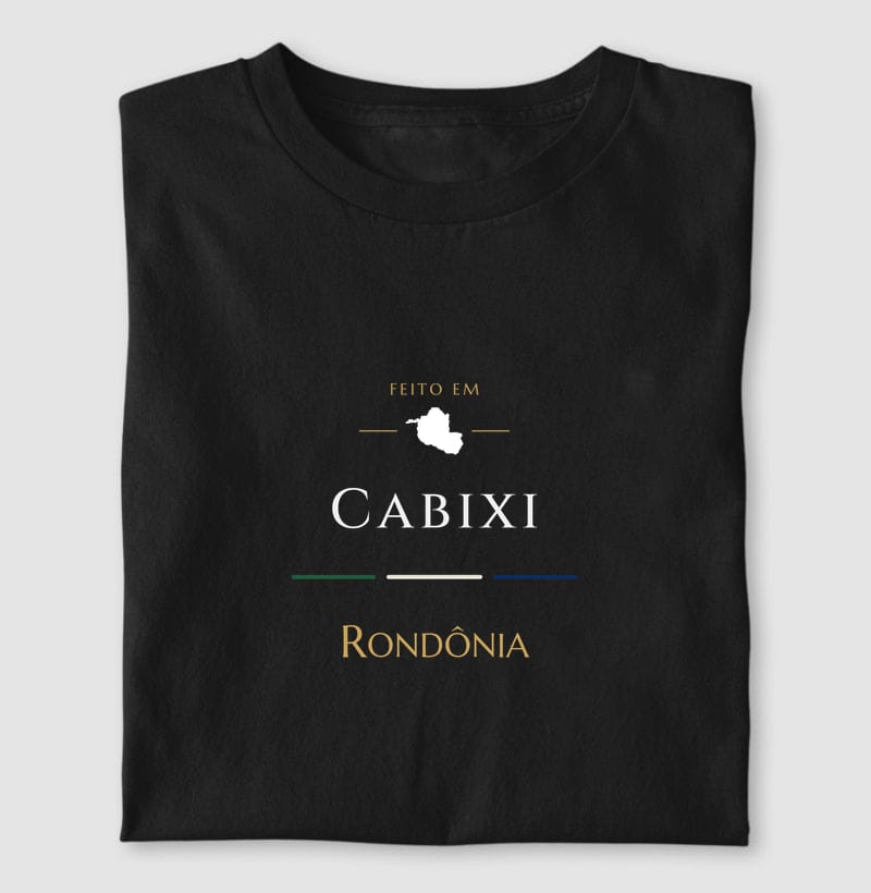 Feito em, Cabixi · RO