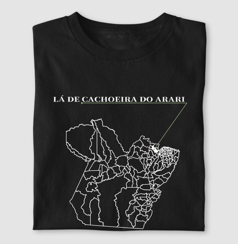 Camiseta Ponto de Origem de Cachoeira do Arari