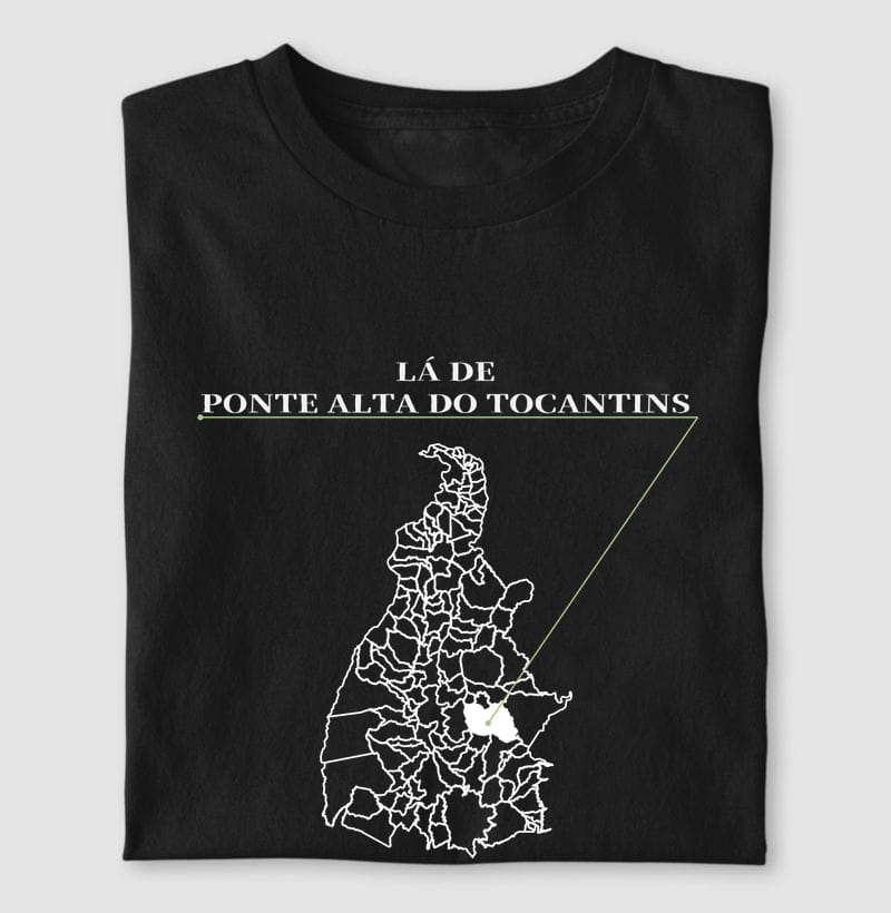 Camiseta Ponto de Origem de Ponte Alta do Tocantins