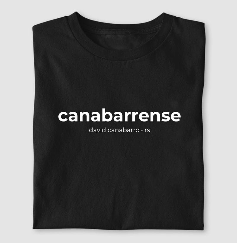 Camiseta Gentílico de David Canabarro