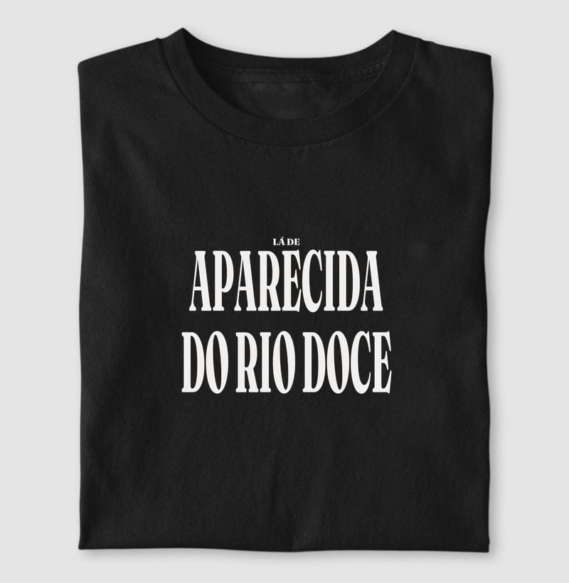 Camiseta Tipografia de Aparecida do Rio Doce