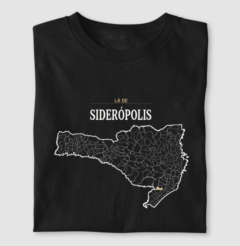 Camiseta Território de Siderópolis