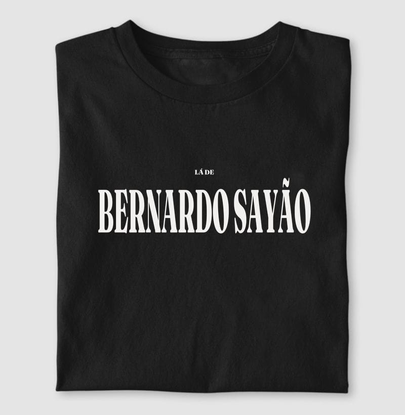 Camiseta Tipografia de Bernardo Sayão