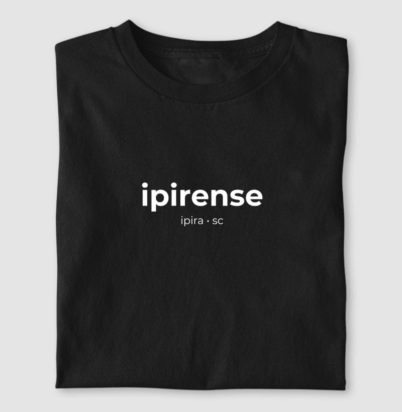 Camiseta Gentílico de Ipira