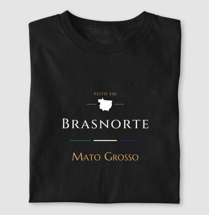 Camiseta Feito em de Brasnorte