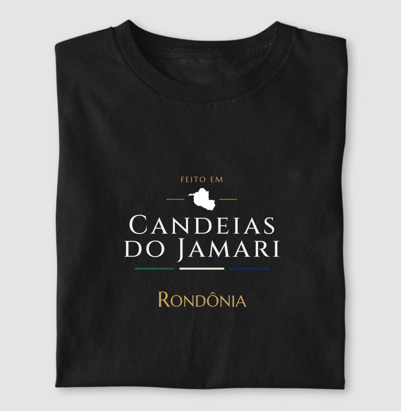 Camiseta Feito em de Candeias do Jamari