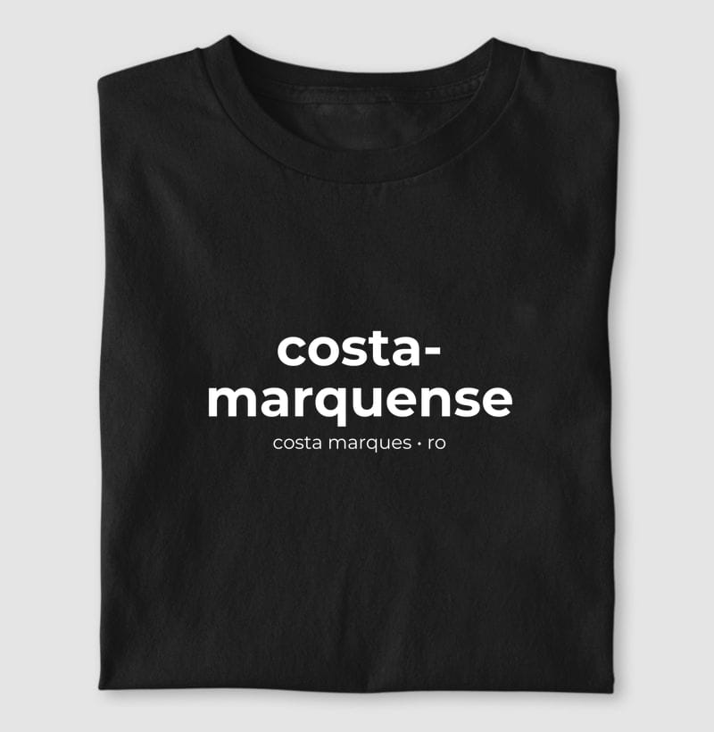 Camiseta Gentílico de Costa Marques