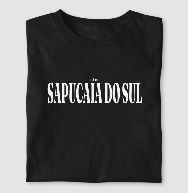 Camiseta Tipografia de Sapucaia do Sul